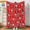 GeckoCustom Custom Photo And Text With Accessories Pattern Blanket TA29 888791