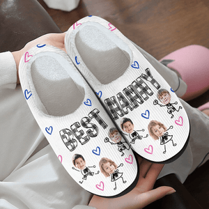 GeckoCustom Custom Photo And Title Best Family Slipper TH10 891535