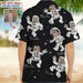 GeckoCustom Custom Photo Astronaut For Cat Lover Hawaiian Shirt N304 889257
