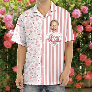 GeckoCustom Custom Photo Be My Valentine Hawaii Shirt TH10 892271