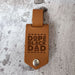 GeckoCustom Custom Photo Best #1 Dad Leather Keychain N304 890104