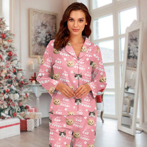 GeckoCustom Custom Photo Best Dog Dad Ever, Best Dog Mom Ever, Best Cat Dad Ever, Best Cat Mom Ever Pajamas HA75 891786