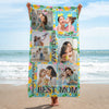 GeckoCustom Custom Photo Best Mom Beach Towel TA29 889055 30"x60"