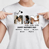 GeckoCustom Custom Photo Best Mom Ever Ever Bright Shirt N304 889127 Women Tee / Light Blue Color / S