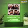 GeckoCustom Custom Photo Bestie Ever Graduation Acrylic Plaque With LED Night Light K228 HN590