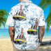 GeckoCustom Custom Photo Boating Pontoon Human Faces Hawaii Shirt N304 889823