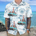 GeckoCustom Custom Photo Boating Pontoon Human Faces Hawaii Shirt N304 889823