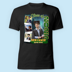 GeckoCustom Custom Photo Build Your Own 2024, 2025 Graduation Dark Shirt N304 890100