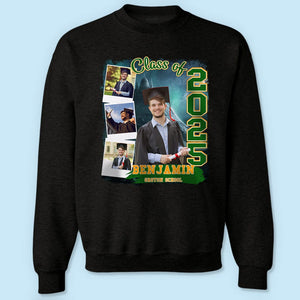 GeckoCustom Custom Photo Build Your Own 2024, 2025 Graduation Dark Shirt N304 890100 Long Sleeve / Colour Black / S