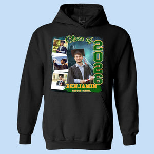 GeckoCustom Custom Photo Build Your Own 2025 Graduation Dark Shirt N304 890100