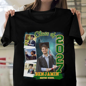 GeckoCustom Custom Photo Build Your Own 2025 Graduation Dark Shirt N304 890100