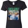 GeckoCustom Custom Photo Camping Portrait Retro Style Shirt N304 889536 Women V-neck / V Black / S