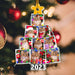 GeckoCustom Custom Photo Cat And Christmas Tree Acrylic Ornament N304 890105
