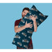GeckoCustom Custom Photo Cat Dad Cat Mom With Paw And Born Pattern Rectangle Pillow Case TA29 890168