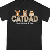 GeckoCustom Custom Photo Cat Dad Vintage Map Shirt N304 889393