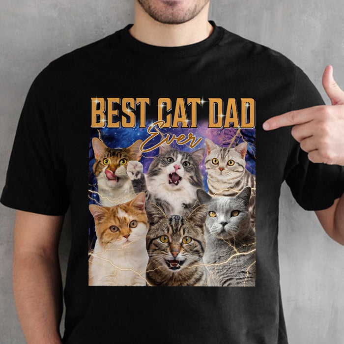Custom Photo Cat Portrait Retro Style Shirt N304 889683 — GeckoCustom