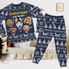 GeckoCustom Custom Photo Christmas Is Better With Dog, Cat Sleepwear HA75 891292