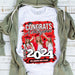 GeckoCustom Custom Photo Class Of 2024 Congrats Graduation Bright Shirt TA29 890118