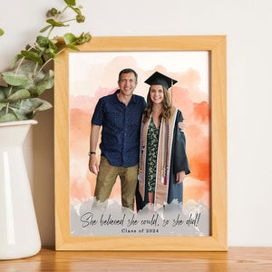 GeckoCustom Custom Photo Class Of Graduation Gift Picture Frame T368 890046