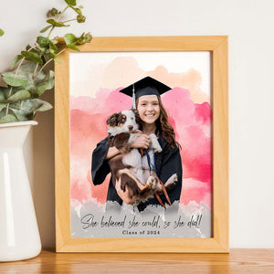 GeckoCustom Custom Photo Class Of Graduation Gift Picture Frame T368 890046