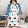 GeckoCustom Custom Photo, Clipart For Dog Lover Dog Raglan Nightgown T368 HN590
