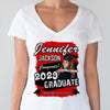 GeckoCustom Custom Photo Congrats 2024 Graduation Shirt TA29 890277 Women V-neck / V White / S