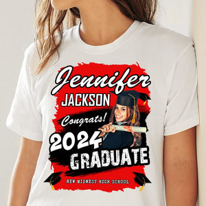 GeckoCustom Custom Photo Congrats 2024 Graduation Shirt TA29 890277