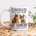 GeckoCustom Custom Photo Congrats on Being Our Servent Cat Mug N304 889951