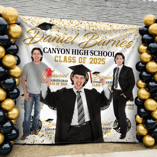 Custom Photo Congratulations Class Of 2025 Graduation Backdrop N369 89 ...