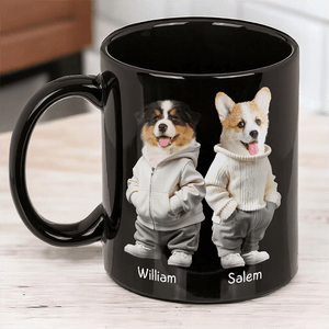 GeckoCustom Custom Photo Cool Dog, Cat Mug Gift For Dog Cat Pet Lover HA75 891846