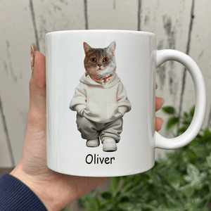 GeckoCustom Custom Photo Cool Dog, Cat Mug Gift For Dog Cat Pet Lover HA75 891846