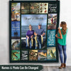 GeckoCustom Custom Photo Couple Fishing Blanket HN590