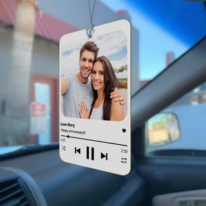 GeckoCustom Custom Photo Couple Love Song Air Freshener LM32 893009