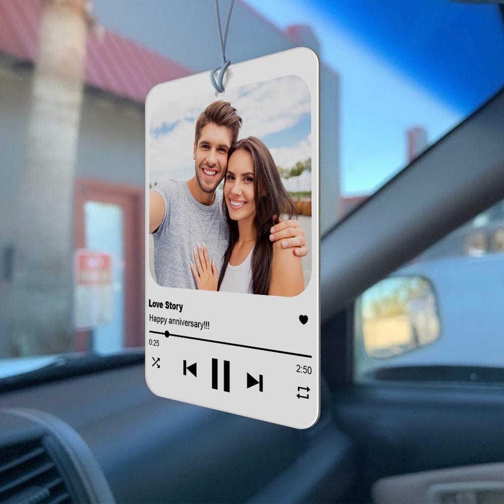 GeckoCustom Custom Photo Couple Love Song Air Freshener LM32 893009