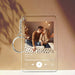 GeckoCustom Custom Photo Create Your Own Music Art Song Valentine Acrylic Keychain N304 890145 60mmW x 40mmH