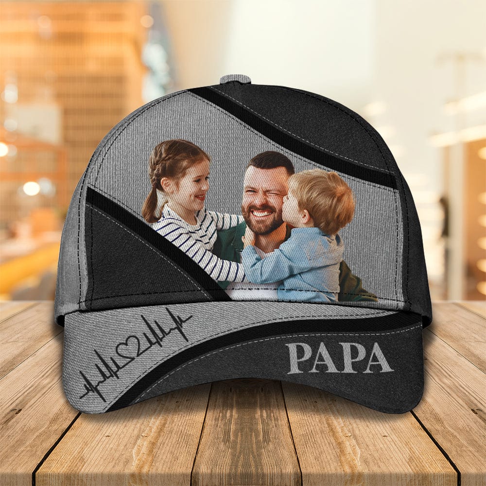 Custom Photo Daddy Grandpa Father's Day Classic Cap DM01 890875 ...