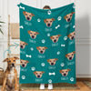 GeckoCustom Custom Photo Dog And Cat Blanket TA29 889853