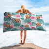 GeckoCustom Custom Photo Dog Beach Towel TA29 888429 30"x60"
