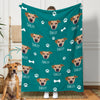 GeckoCustom Custom Photo Dog Cat Blanket NA29 889853