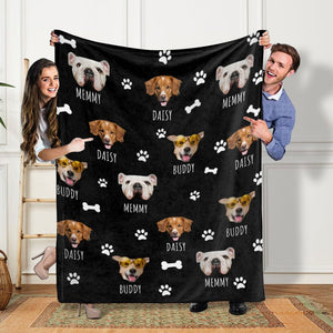 GeckoCustom Custom Photo Dog Cat Blanket TA29 889853