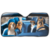 GeckoCustom Custom Photo Dog Cat Car Sunshade N369 HN590