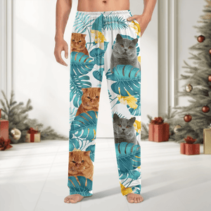 GeckoCustom Custom Photo Dog, Cat, Family Pants Christmas Gift TA29 HA75 888575