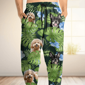 GeckoCustom Custom Photo Dog, Cat, Family Pants Christmas Gift TA29 HA75 888575