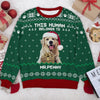 GeckoCustom Custom Photo Dog Cat Merry Christmas Ya Filthy Animal AOP Sweatshirt T368 HN590