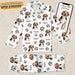 GeckoCustom Custom Photo Dog Cat Paw For Dog Cat Lover Pajamas Christmas K228 888684