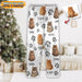 GeckoCustom Custom Photo Dog Cat Paw For Dog Cat Lover Pajamas Christmas K228 888684