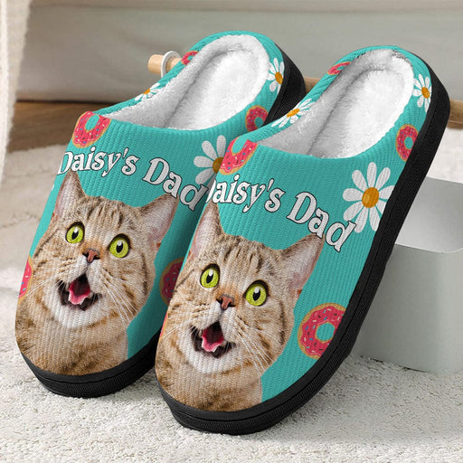 GeckoCustom Custom Photo Dog Cat Plush Slippers 888683 TA29 HN590
