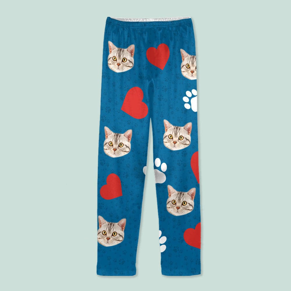 GeckoCustom Custom Photo Dog Cat With Accessories Pattern Pet Pajamas T368 888711