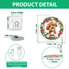 GeckoCustom Custom Photo Dog Circle Led Acrylic Ornament For Christmas HA75 891646 3 inches