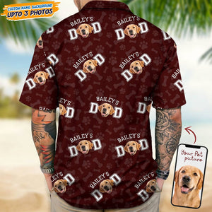 GeckoCustom Custom Photo Dog Dad Dog Mom Hawaii Shirt N304 889268